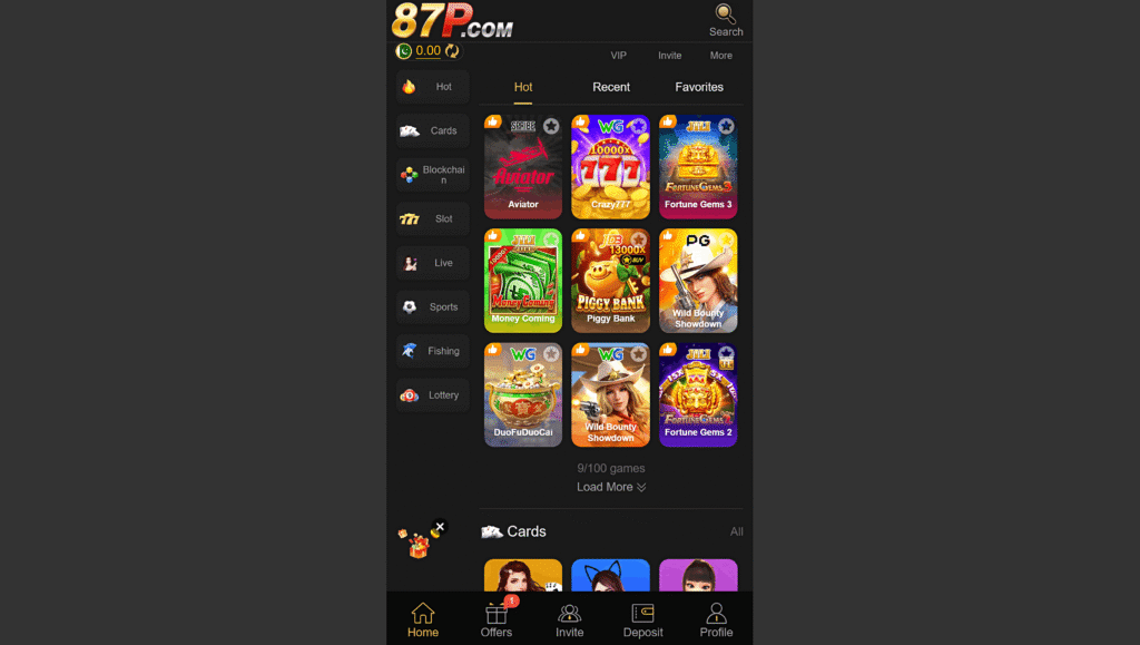 87p game