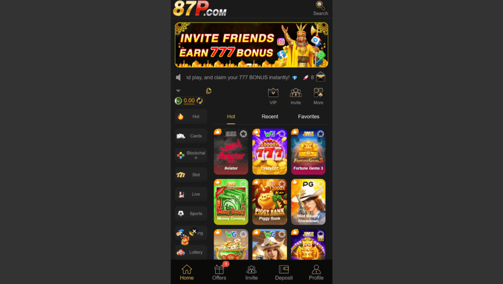 87p game